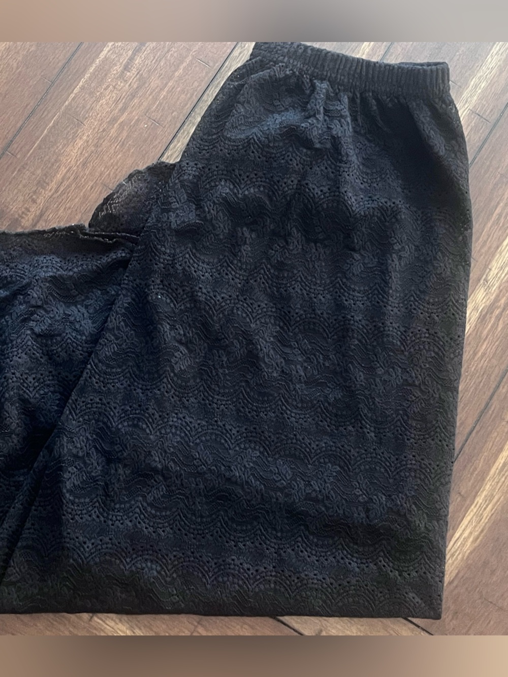 Forever 21 Black Lace Overlay Mini Skirt
